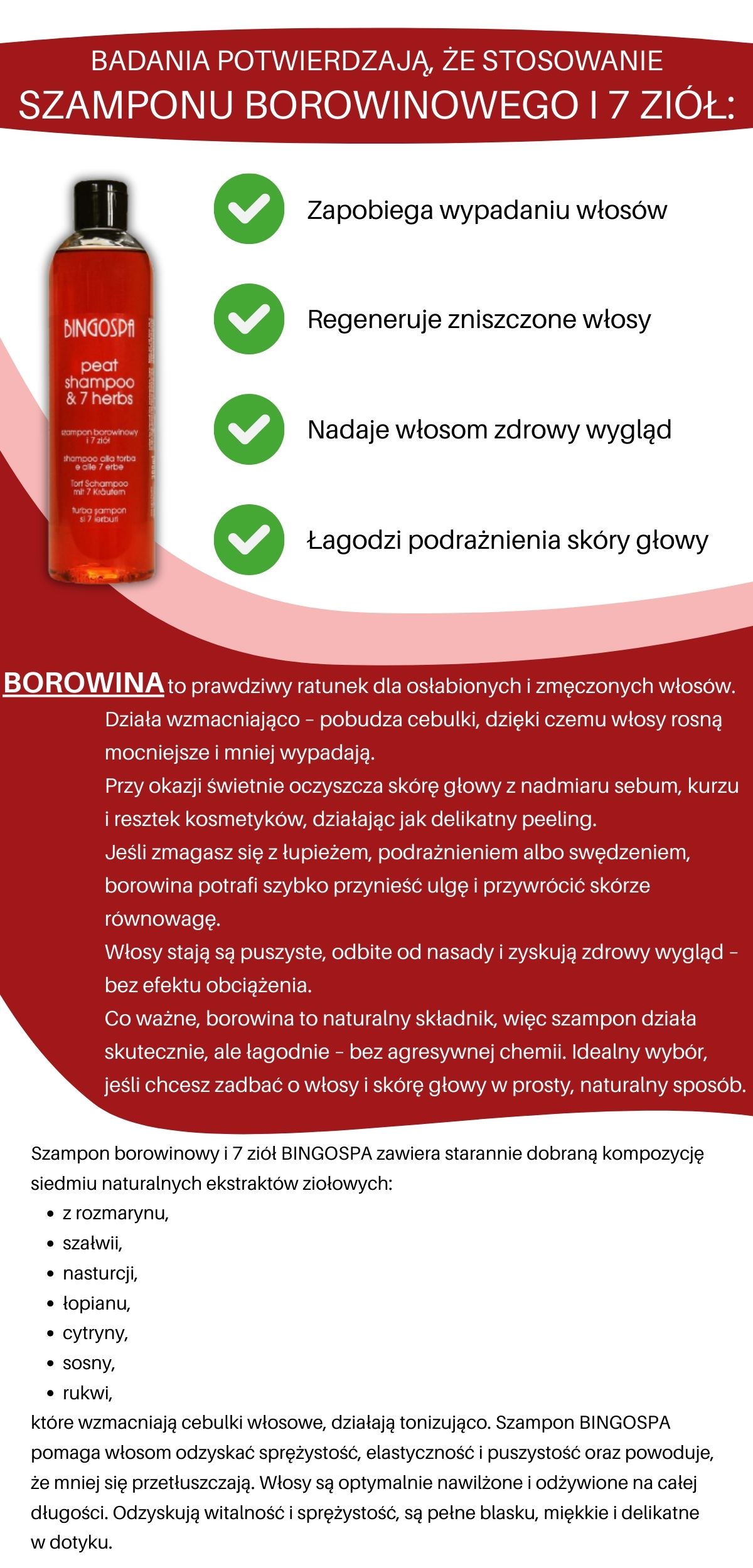 Szampon borowinowy i 7 ziół